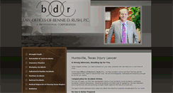Desktop Screenshot of bdrushlaw.com